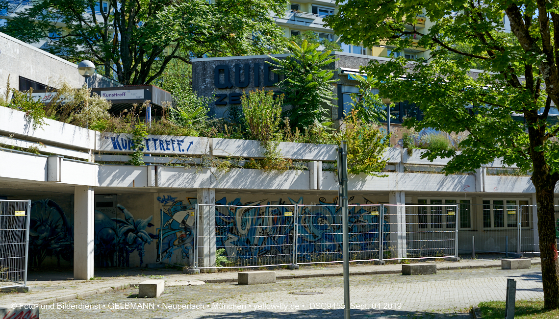 04.09.2019 - Einkaufs- und Wohnzentrum Quiddestraße in Neuperlach